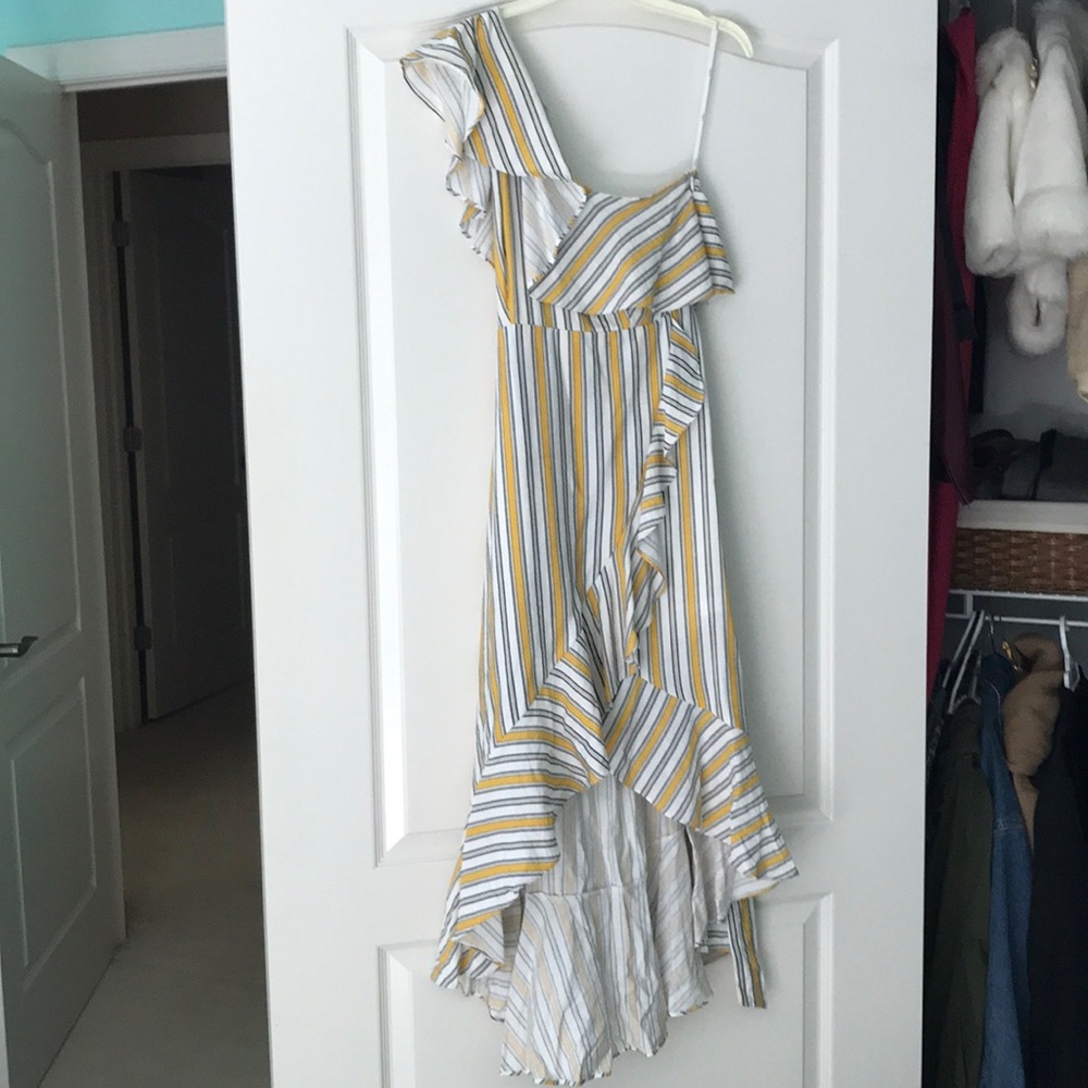 Lulu’s Yellow Striped Dress